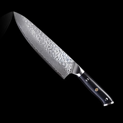 8inch professinal 67layers Japanese damascus VG10 steel  kitchen chef knife High quality handle