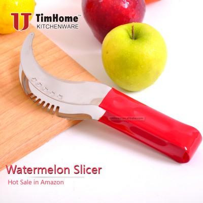 Amazon hot sell stainless steel watermelon slicer in stock